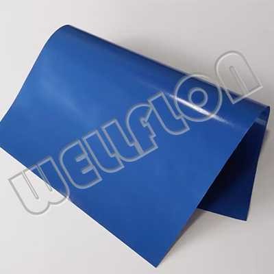 Blue PTFE Teflon Coated Fiberglass Fabrics