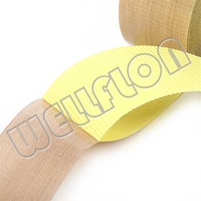 PTFE Teflon Coated Adhesive Rolled Tapes